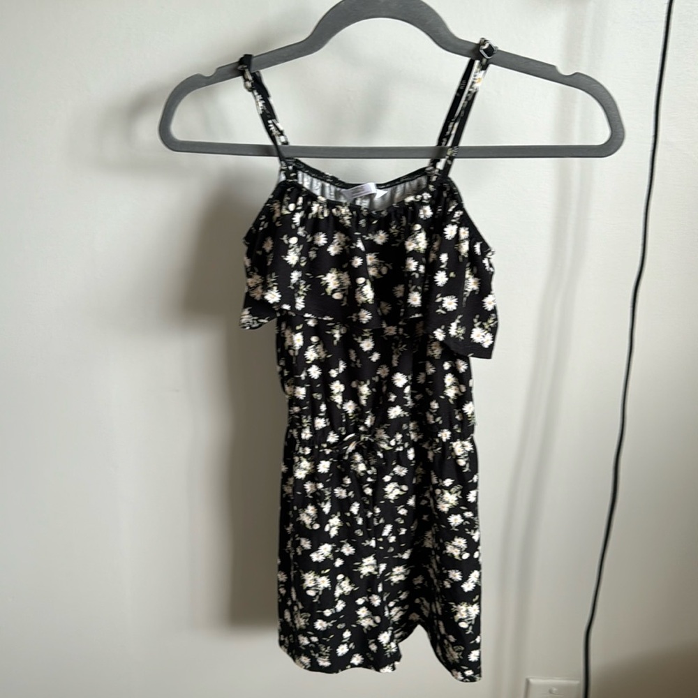 Ukids Off the Shoulder Girls Romper Size M